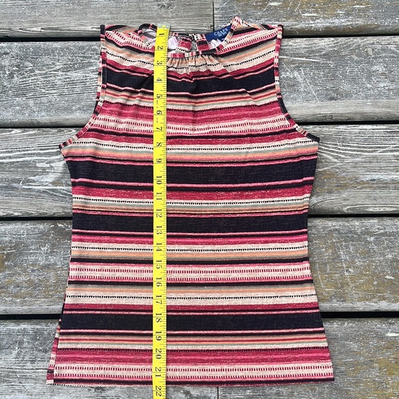 Chaps Striped Tank Top - Picture 5 of 8